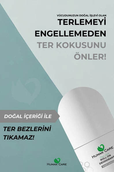 Human Care Doğal Roll On Deodorant Parfümsüz 50 Ml - 3
