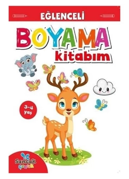 BOYAMA ZAMANI EĞLENCELİ BOYAM KİTABIM SEVİYE 3+4 YAŞ