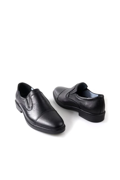 Papuçcity Bms 02948 Orto Pedik Erkek Klasik Kauçuk Deri Ayakkabı - Resim 7