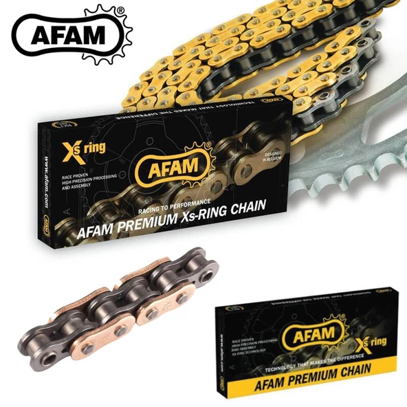 AFAM A520-110XMR3 2005-2019 Suzuki DRZ400 SM Uyumlu Zincir XMR3 Xring Çelik Renk