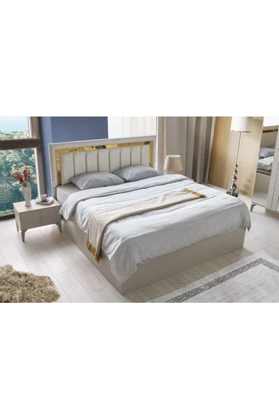 Paris Komodin-mdf-kum Beji-ücretsiz Nakliye - 4