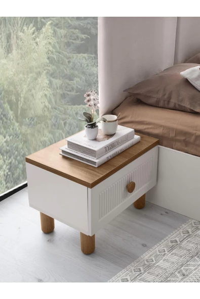 %100 MDF-Aytaşı-Bohem Libre Komodin - 2