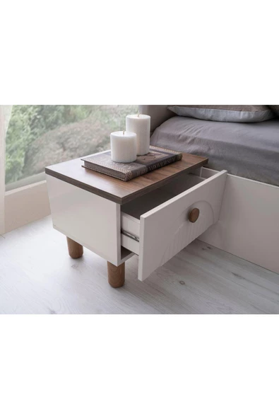 %100 MDF-Aytaşı-Bohem Craft Komodin - 3