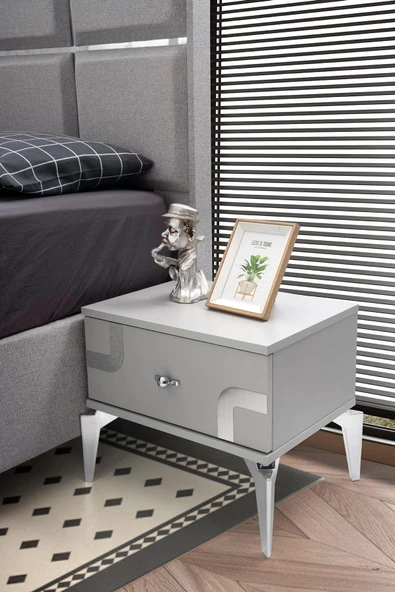Ravena %100 Mdf Komodin Gri