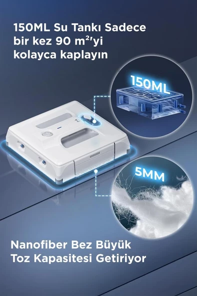 Hutt A1 Cam Silme Robotu Pencere Temizleme Robotu - 3