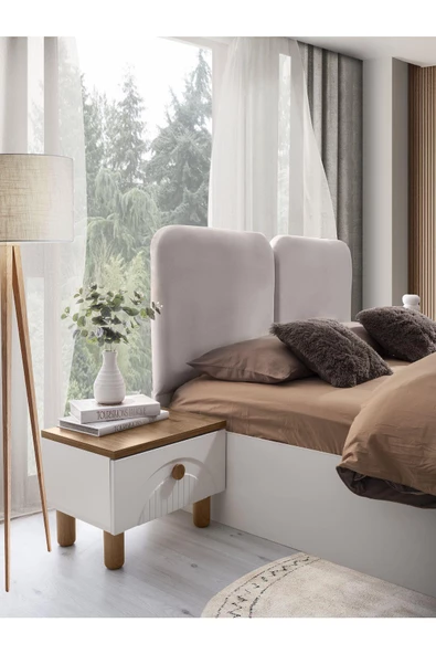 %100 MDF-Aytaşı-Bohem Saliva Komodin - 3