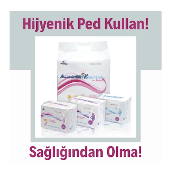 AİRİZ Active Oxygen & Negative Ion Hijyenik Ped Seti - 3