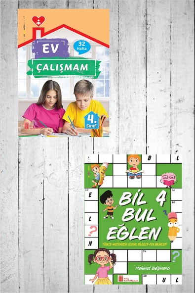 4.Sınıf Ev Çalışmalarım+ Bil Bul Eğlen