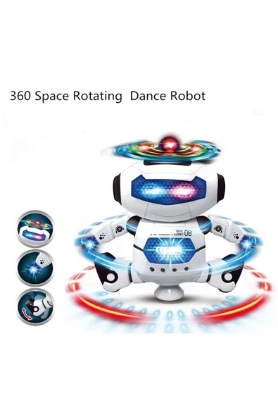 Dans Eden Robot Pervaneli Sesli Işıklı 20 cm - 5
