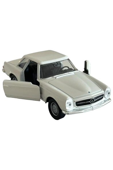 1963 MERCEDES 230SL MODEL ARABA 1:32 ÖLÇEK 11CM METAL DİECAST - 3