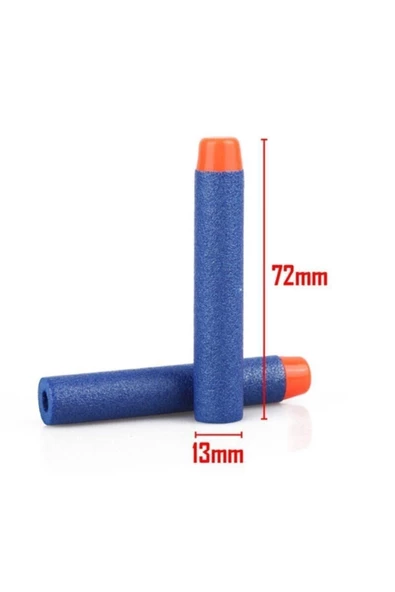 Yumuşak Sünger Mermi 200'lü Yedek Mermi Soft Bullet - 3