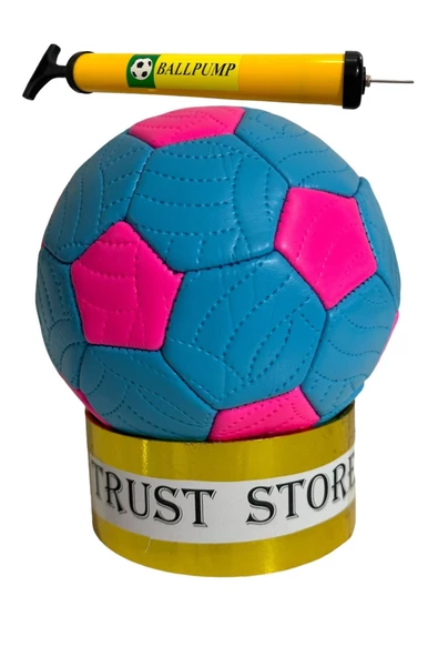 Hentbol Topu Dikişli No 2 Şişirme pompası hediyeli - 3