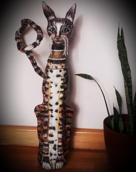 Himarry kedi biblosu el yapımı 81 cm
