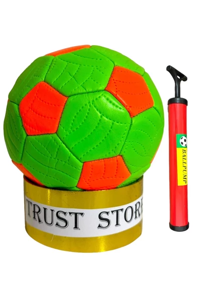 Hentbol Topu Dikişli No 2 Şişirme pompası hediyeli - 3
