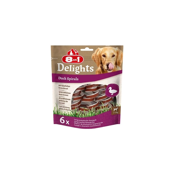 Smart Delights Duck Spirals Ördekli Burgu Köpek Ödülü 6lı