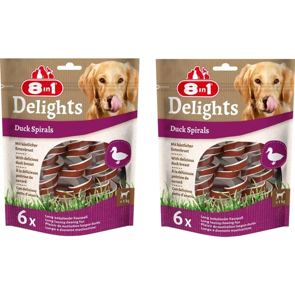 Delights Duck Spirals Ördekli Burgu Ödül 6 Lı x 2 Adet