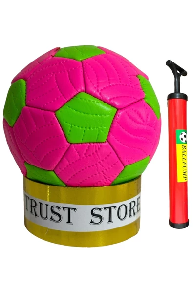 Hentbol Topu Dikişli No 2 Şişirme pompası hediyeli - 3