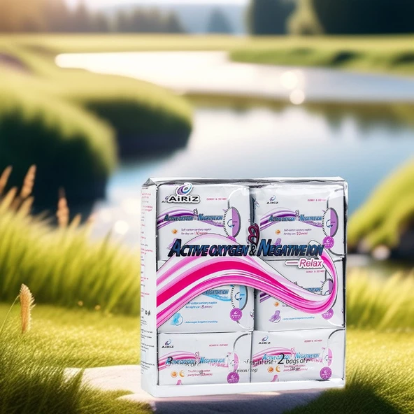 AİRİZ Active Oxygen & Negative Ion Hijyenik Ped Seti 3 LÜ - Resim 3