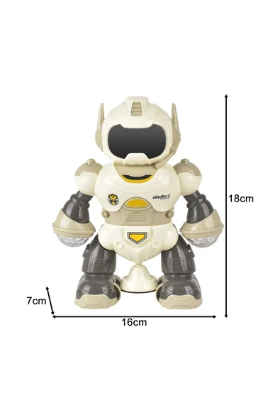 Rotating Müzikli Işıklı Ve Hareketli Dönen Akıllı Robot ürün görseli 1