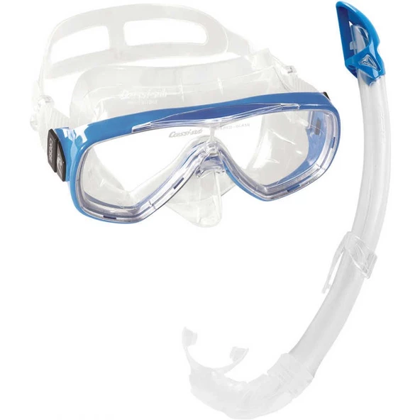 Cressi Onda-Mexico Clear/Blue Yetişkin Maske Şnorkel Seti