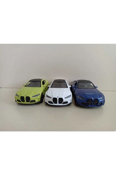 Bmw M4 Metal Model Oyuncak Araba 1.36 Ölçek 12 Cm Tek Adet - 1