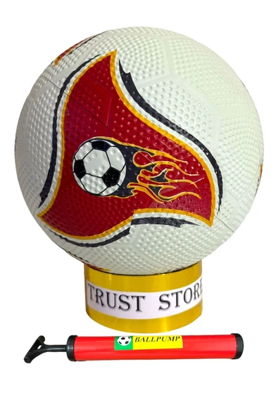 A KALİTE KAUÇUK FUTBOL TOPU NO:5 Şişirme Pompası Hediyeli - 2