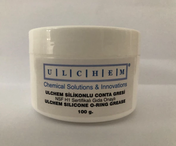 Ulchem O-Ring Conta Gresi Nsf H1 Sertifikalı Gıda Makinelerine Uygun Silikonlu Gres -100 G