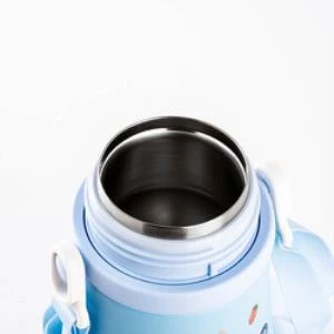 Tantitoni MAVİ ASKILI PASLANMAZ ÇELİK ÇOCUK TERMOSU 480ML - 3