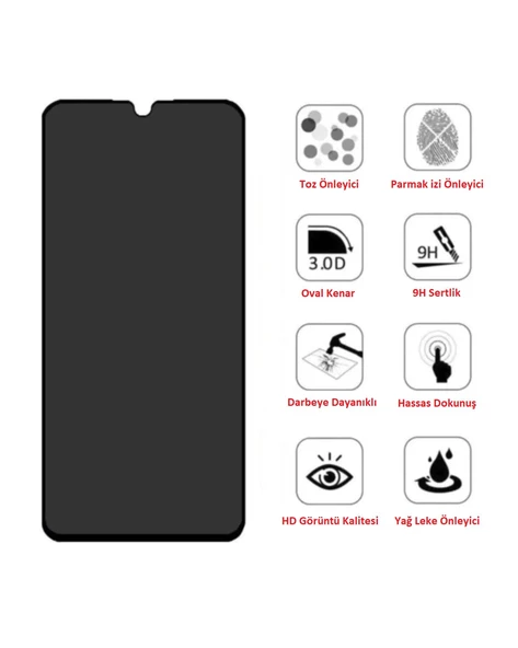 Xiaomi 14T Telefon Privacy Hayalet Ekran Koruyucu Film - 2