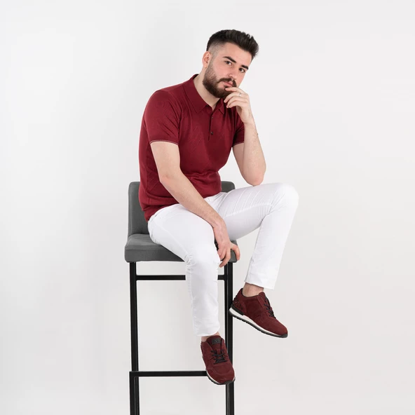 Neyir Triko Slimfit Erkek Yakalı Triko T-Shirt