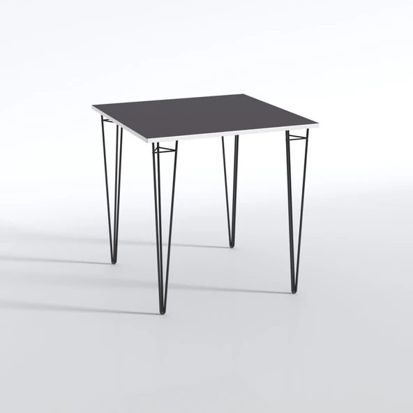 Knsz yemek masası hemdem grisyh 075*080*080 mutfak ofis çalışma - Resim 3