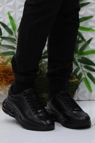 Hammer Jack 24780 Siyah Rahat Orijinal Ürün Air Taban Hakiki Deri Erkek Ayakkabı - Resim 2