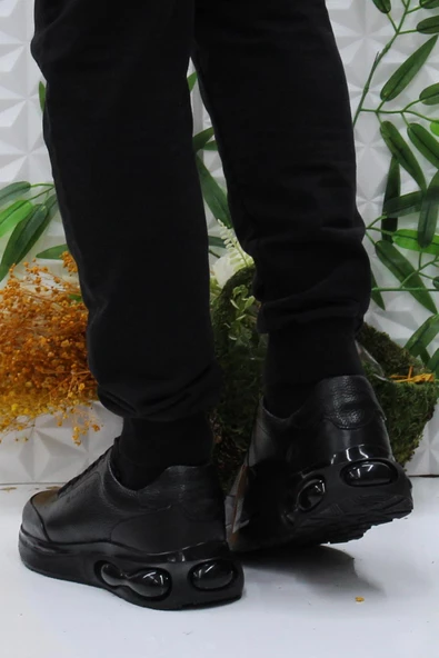 Hammer Jack 24780 Siyah Rahat Orijinal Ürün Air Taban Hakiki Deri Erkek Ayakkabı - Resim 4