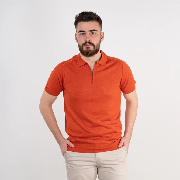 Neyir Triko Slimfit Yakalı Erkek Triko T-Shirt - Resim 9