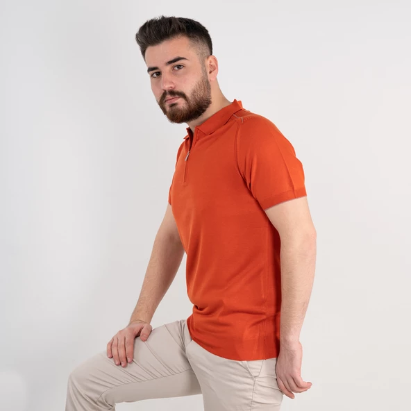 Neyir Triko Slimfit Yakalı Erkek Triko T-Shirt - Resim 8