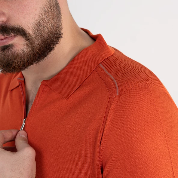 Neyir Triko Slimfit Yakalı Erkek Triko T-Shirt - Resim 10