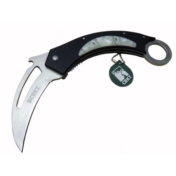 CRKT Blacsrambit Metalik X 0641 WY Kamp Çakısı 23 cm - Açacaklı, Kılıflı, Kutulu