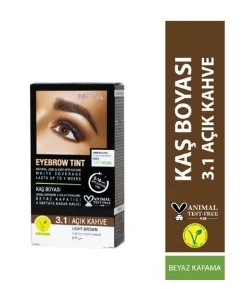 NEVABLOND KAŞ BOYASI & BEYAZ KAPATICI VEGAN NO: 3.1 AÇIK KAHVE