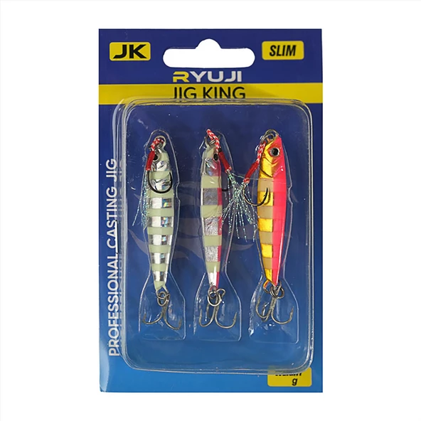 Ryuji Jig King 3 Adet 15gr Zebra Mix Jig Yem