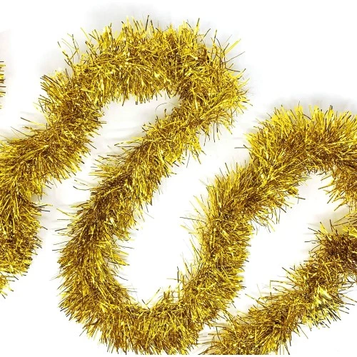 Kalın Simli Parti Süsü 2 Metre Altın - 3