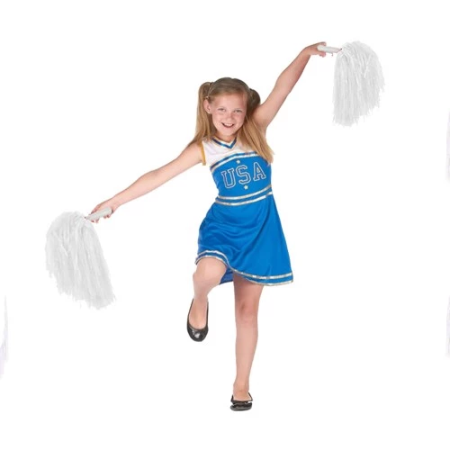 Beyaz Renk Gösteri Ponponu Çift - Resim 2