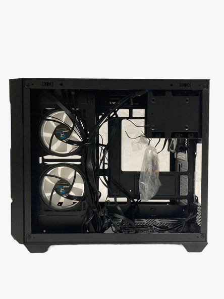 GAMEFORCE Bree 6x120 Mm Fanlı ARgb Kum Kontr lü EATX Oyuncu Bilgisayar Kasası - 5