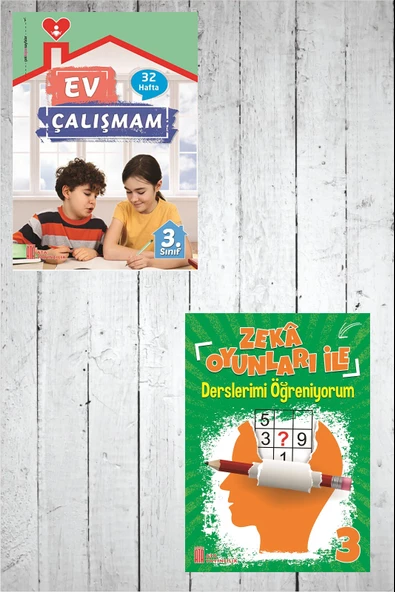 3.Sınıf Ev Çalışmalarım+Zekâ Oyunları ile Derslerimi Öğreniyorum - 1