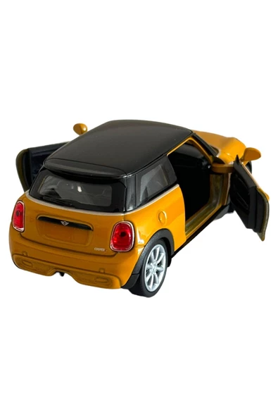 MİNİ COOPER HATCH MODEL ARABA 1:36 ÖLÇEK 10CM METAL DİECAST - 3