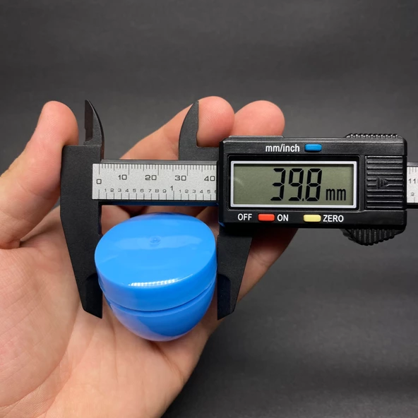 20 Ml Kapaklı Mavi Krem Kavanozu , 20 Cc Minik Pomat Kutusu , Mini Krem Kutusu x 10 Adet - 3