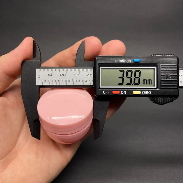 20 Ml Kapaklı Pembe Krem Kavanozu , 20 Cc Minik Pomat Kutusu , Mini Krem Kutusu x 10 Adet - 3