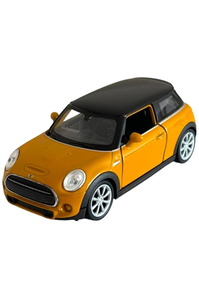 MİNİ COOPER HATCH MODEL ARABA 1:36 ÖLÇEK 10CM METAL DİECAST - 5