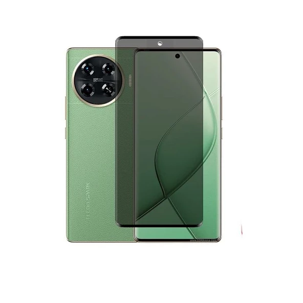 Tecno Spark 20 Pro Plus ile Uyumlu Hidrojel Nano Ekran Koruyucu Film HAYALET(Privacy)