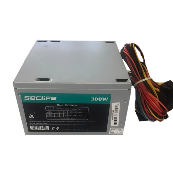 Seclife SLP- P30F12 300W 12CM Fan Güç Kaynağı (Bulk)