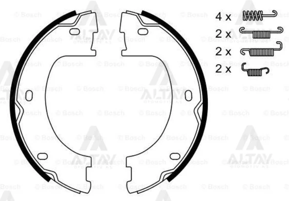 BOS-0986487751 BOS-2E0698525A / A9064200420 A   EL FREN BALATASI (YAYLI) VW CRAFTER / MERCEDES SPRINTER 06-